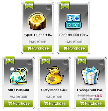 Maplestory reboot extra pendant slot