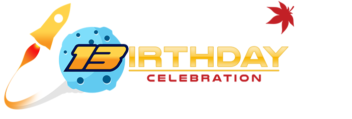 Maple 13 Anniversary Logo