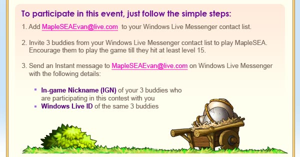 To participate in this event, just follow the simple steps: