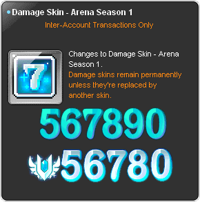 Union Arena Damage Skin