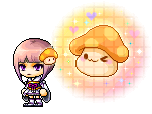 Together with Orange Mushroom Hairpin