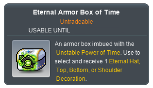 Time Eternal Armor Box