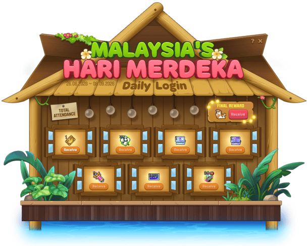 2026 Hari Merdeka Attendance Check UI