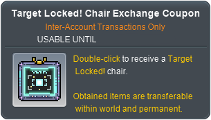 Target Spotted! Chair Exchange Voucher