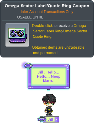 Omega Sector Label/Quote Ring Coupon
