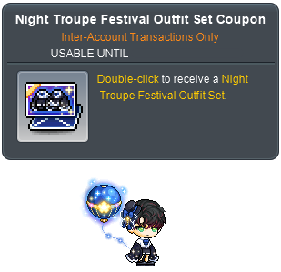 Night Troupe Festival Outfit Set Coupon