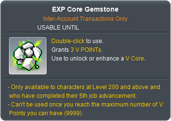 EXP Core Gemstone