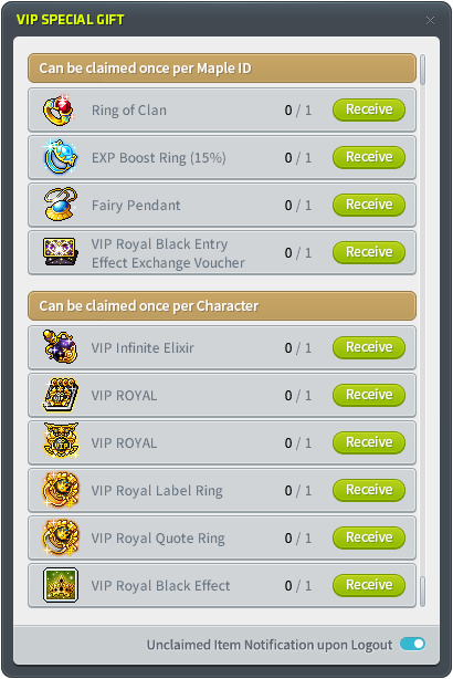 Special Gift UI
