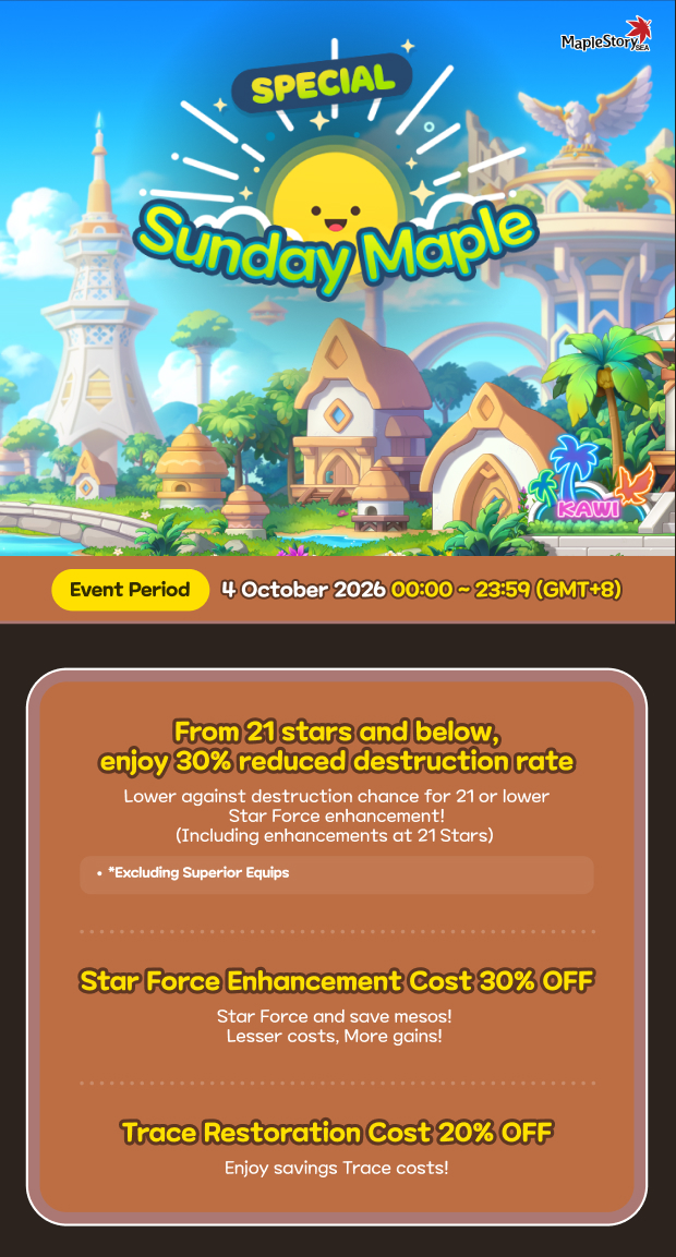 Sunday Maple Benefits - 4th October 2026
