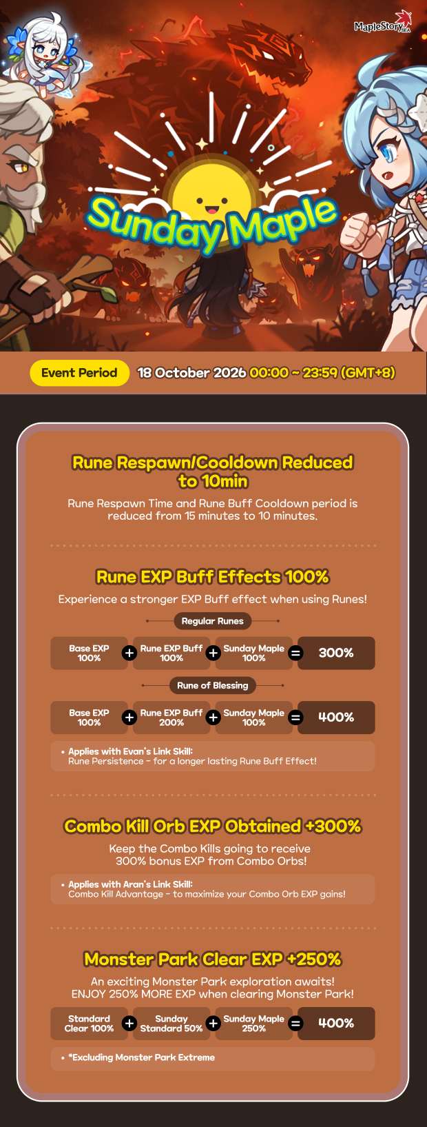Sunday Maple Benefits - 18th October 2026
