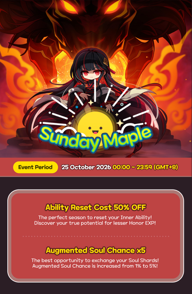 Sunday Maple Benefits - 25th October 2026