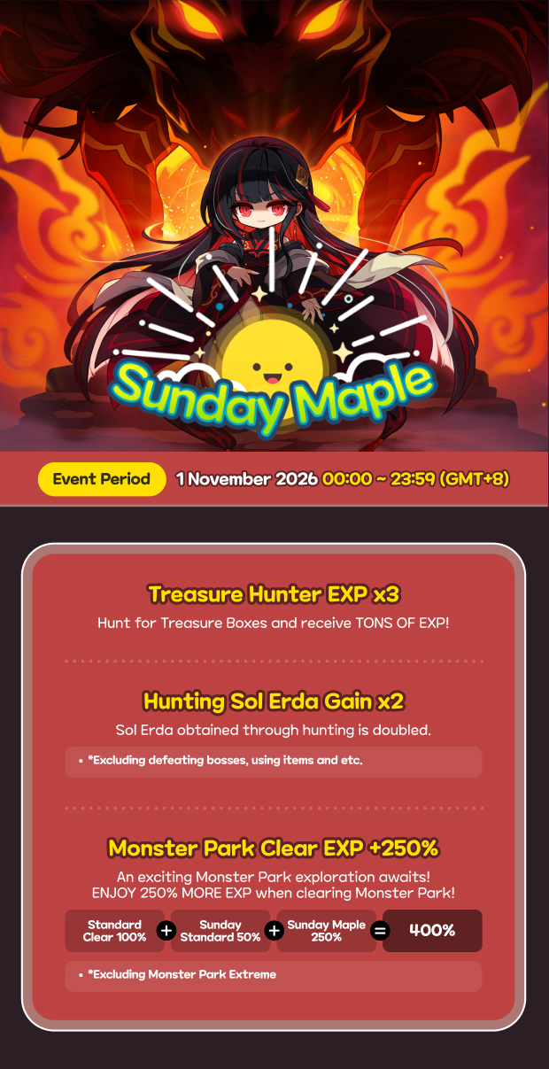 Sunday Maple Benefits - 1st November 2026